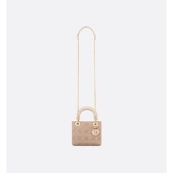 Sac Lady Dior Mini caramel beige