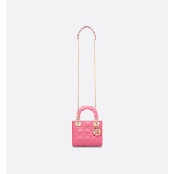 Sac Lady Dior Mini rose