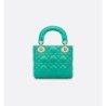 Sac Lady Dior Mini Aquamarina