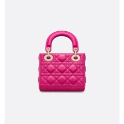 Sac Lady Dior Mini fuchsia
