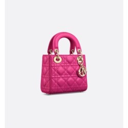 Sac Lady Dior Mini fuchsia