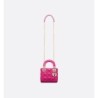 Sac Lady Dior Mini fuchsia