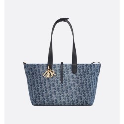 Sac Dior Toujours Medium Oblique bleu