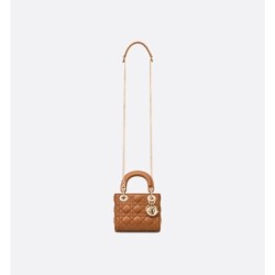 Sac Lady Dior Mini golden