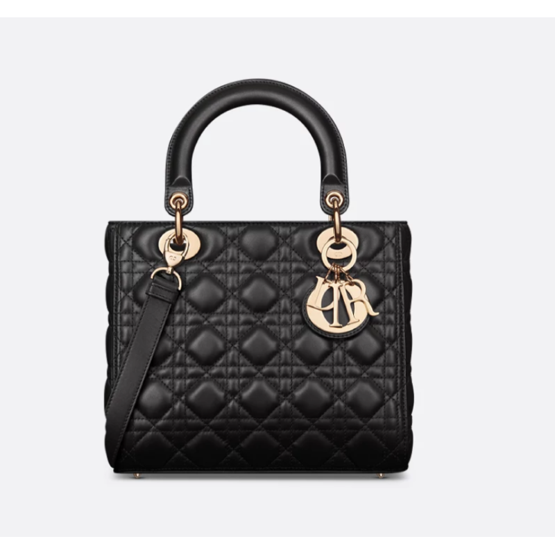 Sac Lady Dior Medium noir
