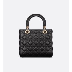 Sac Lady Dior Medium noir