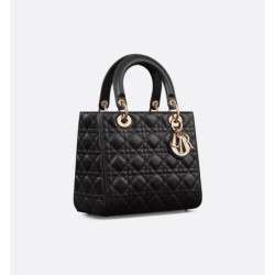 Sac Lady Dior Medium noir