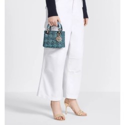 Sac Lady Dior Mini bleu céleste