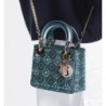 Sac Lady Dior Mini bleu céleste