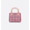 Sac Lady Dior Mini rose des vents