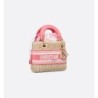 Sac Lady Dior Mini Dioriviera pink