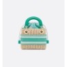 Sac Lady Dior Mini Dioriviera Aquamarina
