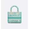 Sac Lady D-Lite Medium Dioriviera Aquamarina