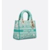 Sac Lady D-Lite Medium Dioriviera Aquamarina