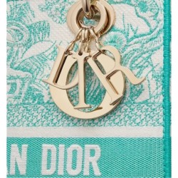 Sac Lady D-Lite Medium Dioriviera Aquamarina