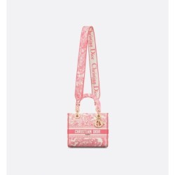 Sac Lady D-Lite Medium Dioriviera pink