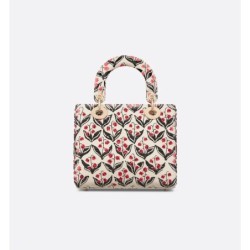 Sac Lady Dior Small Dioramour rouge