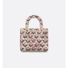 Sac Lady Dior Small Dioramour rouge