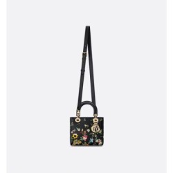Sac Lady Dior Small fleurs multicolores