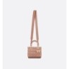 Sac Lady Dior My ABCDior Small libellules dorés pink