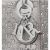 Sac Lady Dior Mini strassé gris
