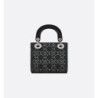 Sac Lady Dior Mini strassé noir