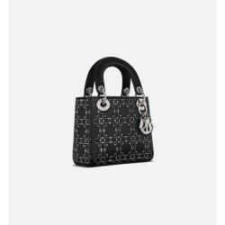 Sac Lady Dior Mini strassé noir