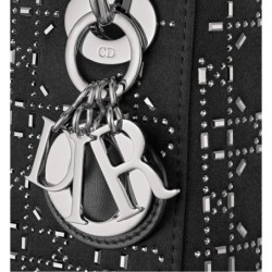 Sac Lady Dior Mini strassé noir