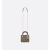 Sac Lady Dior Mini fils métallisés dorés