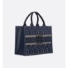 Sac Dior Book Tote Medium bleu