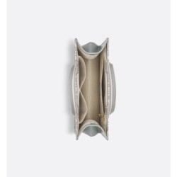Sac Dior Book Tote Medium veau gris