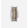 Sac Dior Book Tote Medium veau gris