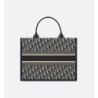 Sac Dior Book Tote Medium veau bleus