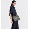 Sac Dior Book Tote Small veau bleus