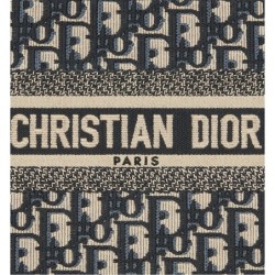 Sac Dior Book Tote Small veau bleus