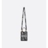Sac vertical Dior Book Tote Mini noir et blanc