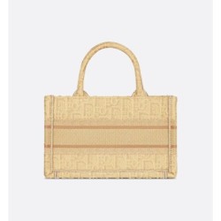 Sac Dior Book Tote Mini Oblique beige