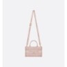 Sac Dior Book Tote Mini Reverse rose