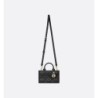 Sac Dior Book Tote Mini Macrocannage noir
