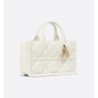 Sac Dior Book Tote Mini Macrocannage couleur latte