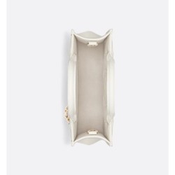 Sac Dior Book Tote Mini Macrocannage couleur latte