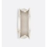 Sac Dior Book Tote Mini Macrocannage couleur latte