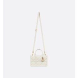 Sac Dior Book Tote Mini Macrocannage couleur latte