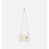 Sac Dior Book Tote Mini Macrocannage couleur latte
