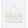 Sac Dior Book Tote Mini Macrocannage couleur latte