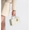 Sac Dior Book Tote Mini Macrocannage couleur latte
