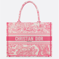 Sac Dior Book Tote Medium Dioriviera Candy Pink