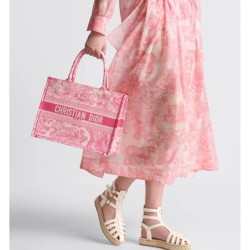 Sac Dior Book Tote Medium Dioriviera Candy Pink