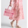 Sac Dior Book Tote Medium Dioriviera Candy Pink