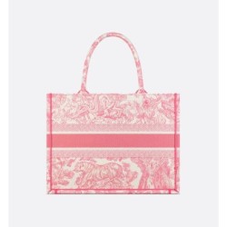 Sac Dior Book Tote Medium Dioriviera Candy Pink